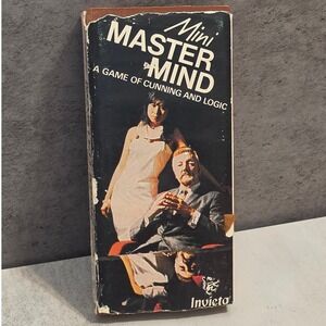 Vintage 1972 Invicta Mini Master Mind Game of Cunning and Logic Travel Size